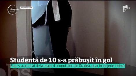 DRAMĂ. O studentă eminentă la Facultatea de Medicină s-a aruncat de la etajul patru al unui bloc din Oradea