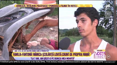 Mămica-scolăriță care nu există. Mai are puțin și naște, dar este a nimănui: "Când m-am născut, mama m-a lăsat"