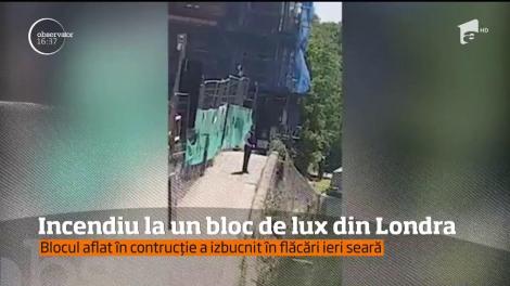 Un nou incendiu a răspândit panică în rândul londonezilor! Asta după ce o clădire de lux din oraşului estul Londrei a izbucnit în flăcări