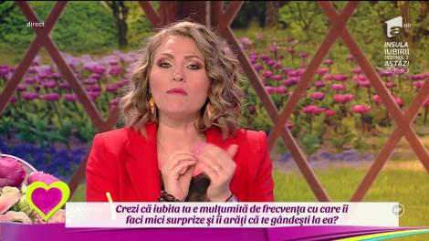 Da/Nu. Crezi că iubita ta e mulţumită de frecvenţa cu care îi faci mici surprize?