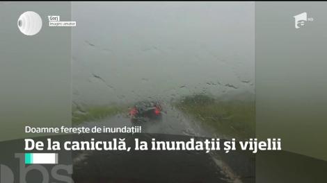 De la caniculă, la inundații și vijelii