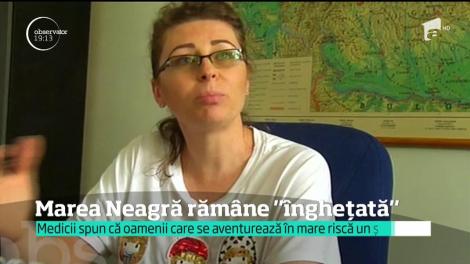 Fenomenul de mare îngheţată, dezamăgirea turiştilor de pe litoral. Temperatura apei nu depăşeşte 17 grade Celsius