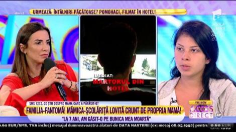 Mama copilei care nu există, violentă cu echipa Acces Direct! Fiica ei: ”După voce, era beată!”
