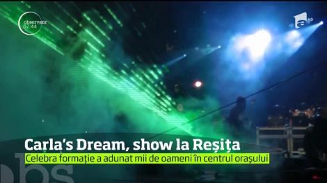 S-au bucurat în ciuda ploii! Băieții de la ”Carla's Dreams" nu s-au speriat de vremea rea și au făcut un show total