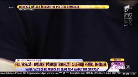 Părinți terorizați de propriul fiu! Băiatul îi bate ori de câte ori vrea să le ia banii ca să-și cumpere următoarea doză!