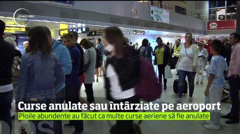 Cursele aeriene au fost date peste cap de ploile abundente