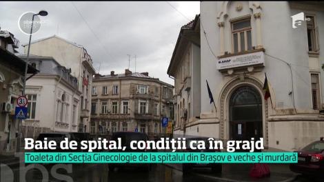 Baie de spital, condiții ca în grajd!