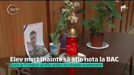 Elev mort înainte să afle nota la BAC