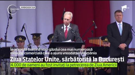 Ziua SUA a fost sărbătorită cu mare fast la Ambasada Americii de la Bucureşti