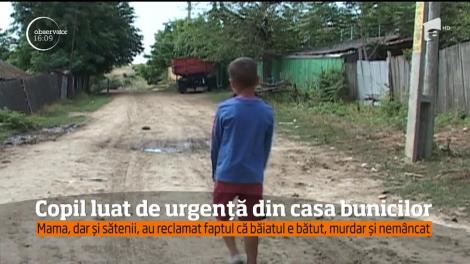 Copil luat de urgență de Protecţia Copilului din casa bunicilor