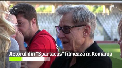 Liam McIntyre, actorul principal din "Spartacus", s-a antrenat cu fotbaliștii echipei a doua de la Cluj-Napoca