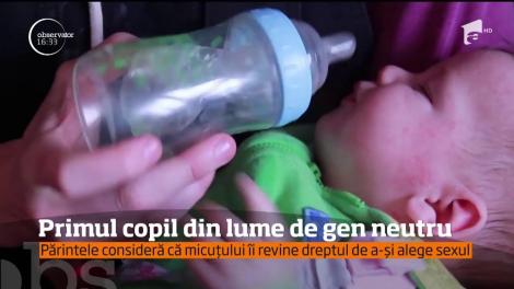 Un bebeluş din Canada ar putea deveni primul copil din lume cu sex nedefinit!