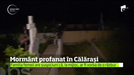 O tânără din Călărași a găsit profanat mormântul mamei sale