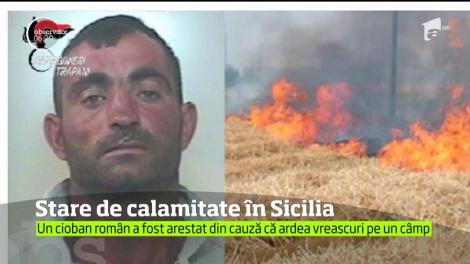 Incendiile de vegetaţie au scăpat de sub control în Sicilia
