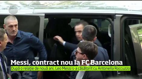 Leo Messi şi-a prelungit contractul cu FC Barcelona până în iunie 2021