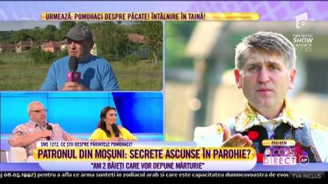 Sătean: ”Sunt doi băieți care vor să depună mărturie împotriva preotului Pomohaci”