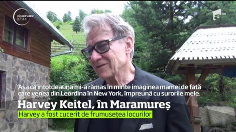 Un actor celebru de la Hollywood, în Maramureş! Harvey Keitel a vizitat locul natal al mamei sale