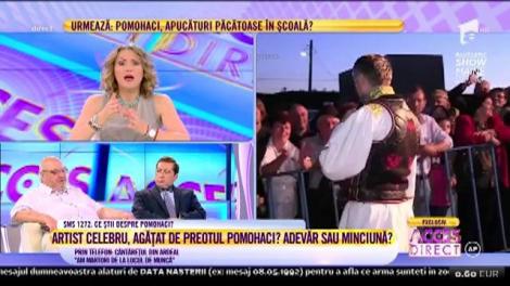Artistul agățat de preotul Pomohaci: ”M-am întâlnit cu părintele la ora două noaptea, în centrul Clujului”