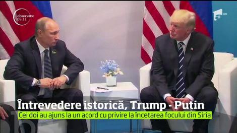 Întrevedere istorică: Donald Trump - Vladimir Putin