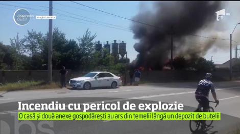 A fost alertă maximă, ieri după-amiază, în Hunedoara. Un incendiu de proporţii a creat emoţii mari unui sat întreg!