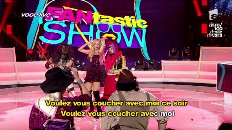 Uuu, s-a încins atmosfera la ”FAntastic Show” "Ruleta imitatorilor îi pune pe Liviu, Anca Neacșu și Alex Florea fața-n fața cu ”Lady Marmalade”
