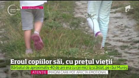 Durere fără margini în Mureș! Şi-a salvat copiii de la înec şi când să ajungă la mal, a fost luat de curenţii apei. Tatăl a dispărut!