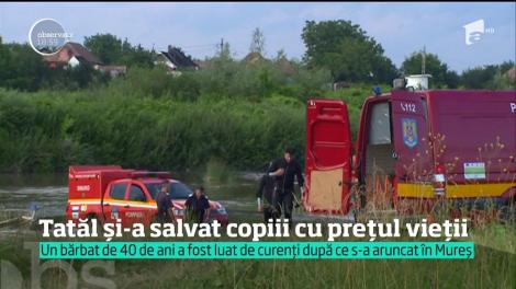 Un tată, fost jandarm şi profesor de meserie, şi-a salvat copiii de la înec cu preţul propriei vieţi