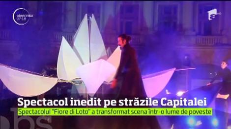 Aseară, zeci de artişti au adus teatrul in strada. S-a intamplat in Piaţa Universităţii