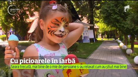 Eveniment inedit în Târgu Mureş. Cum s-au distrat localnicii la Festivalul "Cu picioarele în iarbă"