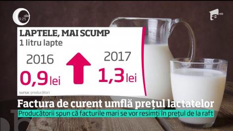 Din toamnă, vom da mai mult pe lapte, brânză, smântână şi iaurt