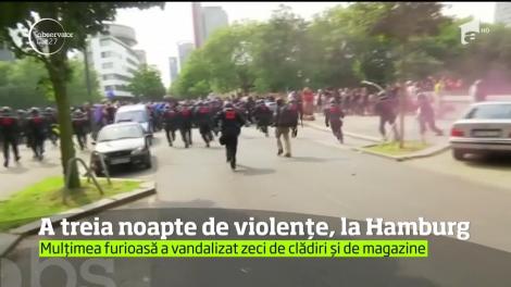 Proteste violente la Hamburg