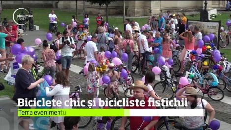 Skirt Bike, cea mai la modă paradă cu biciclete conduse de fete cochete, a avut loc la Alba Iulia