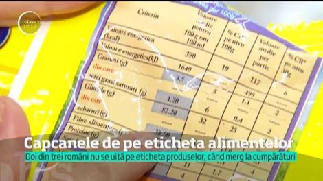 Capcanele de pe etichetele alimentelor. Coşul zilnic poate ascunde o adevărată bombă calorică