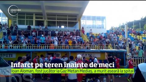 Ioan Aloman, fostul jucător al Mediaşului, a murit! A făcut infarct înainte să intre pe teren