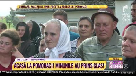 Acasă la Cristian Pomohaci . În cor, mulțimea de enoriași: ”Nu este adevărat”
