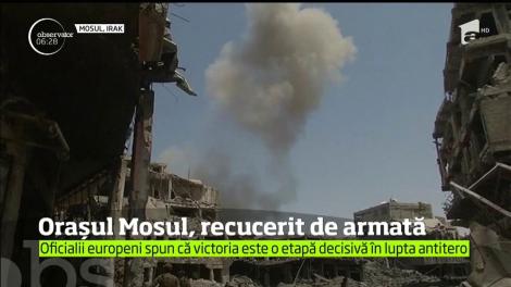 Oraşul Mosul, al doilea ca mărime din Irak, recucerit de armată