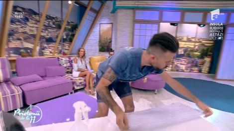 Adina de la Heaven pusă în fața unei mari provocări! A călcat o cămaşă în fața "Prietenilor de la 11"