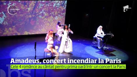 Trupa Amadeus a susţinut un concert incendiar la Paris