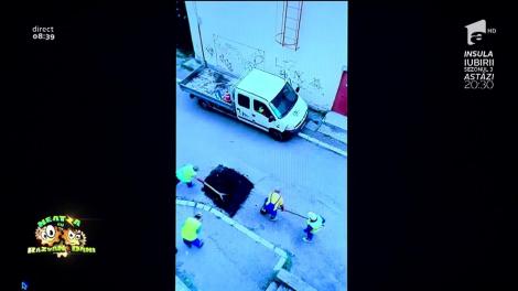 Asfaltări ca-n România, mai rar! La Buzău se poartă peticul și caterinca!