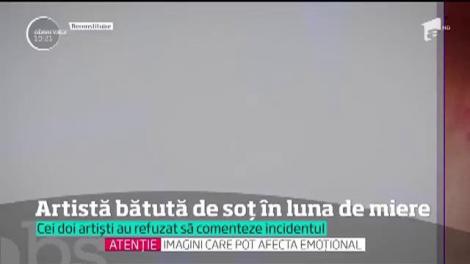 Tânără artistă, bătută crunt de soţul ei, la două săptămâni după nuntă. Bărbatul ar fi încercat să o ucidă!