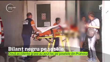 Carambol violent pe o şosea din Prahova! Un om a murit şi alţi cinci sunt în stare gravă la spital