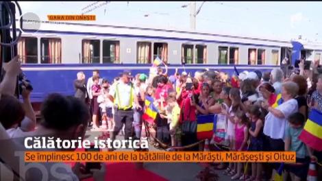 Trenul Regal a ajuns în gara din Oneşti