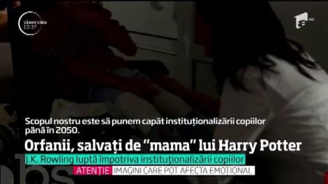 Mama lui Harry Potter vrea să-i salveze pe orfanii României. Şi nu doar pe ei