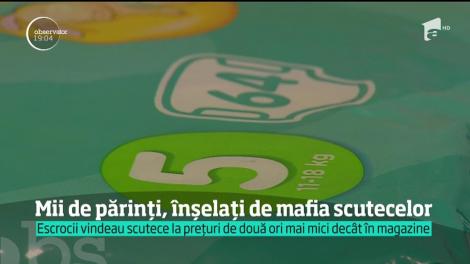 Mii de părinți, înșelați de mafia scutecelor