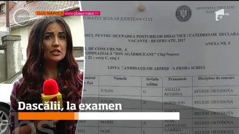 Dascălii, emoții la examenul de titularizare