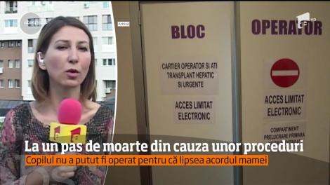 Un caz cutremurător zguduie România! Un băieţel cu o malformaţie la inimă, abandonat de mamă
