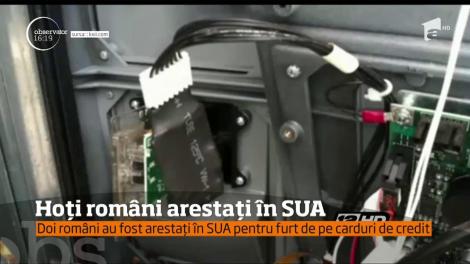 Doi români care au jefuit cardurile de credit a zeci de americani, prinşi de poliţia din SUA