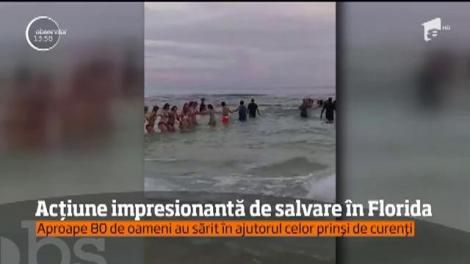 Actiune sa salvare impresionantă din capcana unui puternic curent marin