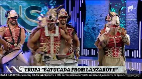 Trupa "Batucada from Lanzarote" a făcut spectacol în platoul de la Xtra Night Show