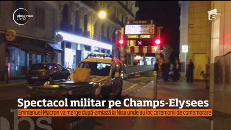 Cu o impresionantă paradă militară şi ceremonii de comemorare, francezii sărbătoresc Ziua Naţională